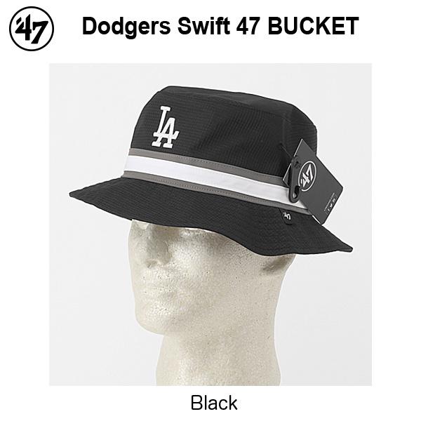 フォーティーセブンブランド 47brandcap（47ブランド）’ ロサンゼルスドジャーズ　 ハット スイフト ’バケット ブラック メジャーリーグ 帽子