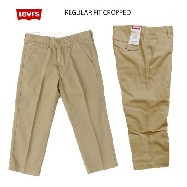 Levi's（リーバイス） レギュラーフィット クロップド チノパンツ