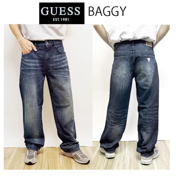 GUESS（ゲス） M5YG51D5R0D GOHD USED バギー メンズ デニム パンツ