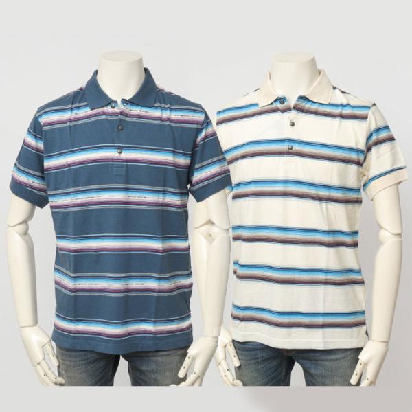マークストアーの半袖ポロシャツボーダー13356 : JEANS ネシ - 通販