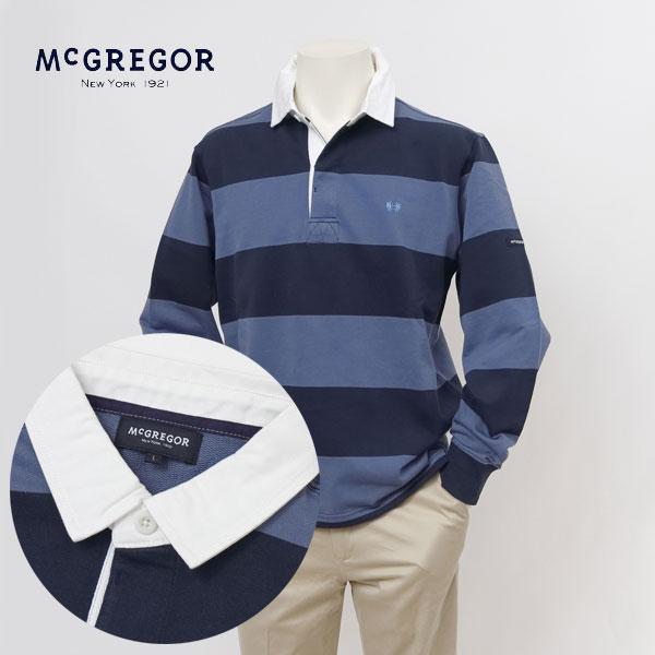 極美品 McGREGOR マクレガー 刺繍ロゴ ラガーシャツ 肘当て XL McGREGOR（マックレガー） ポロシャツ ラガーシャツ メンズ : ZOZOTOWN