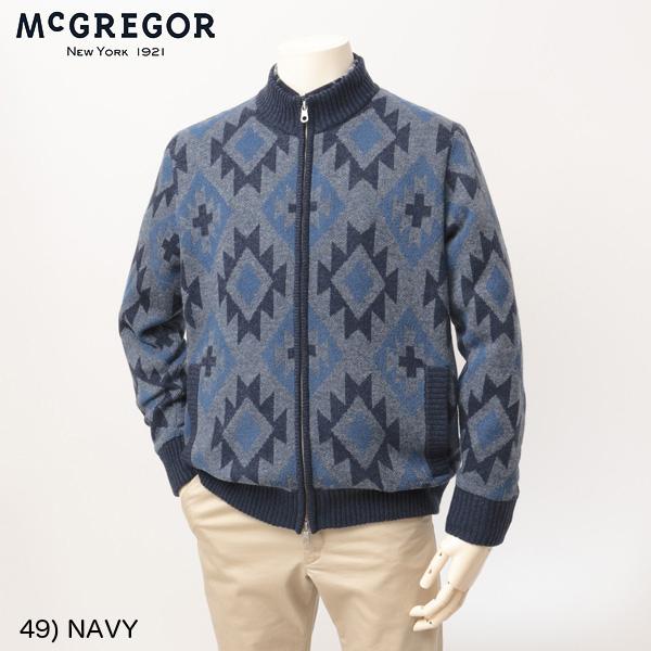 McGREGOR マックレガー 111822606 ジップアップカーディガン McGREGOR マックレガー 111822606 ジップアップカーディガン