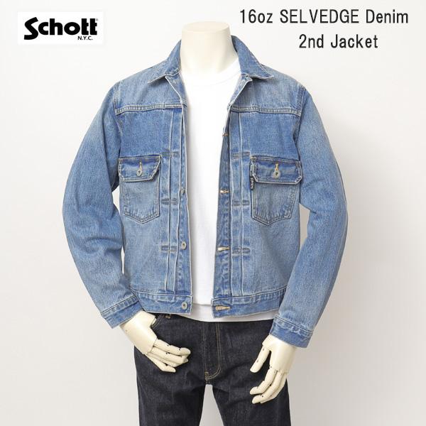 Schott N.Y.C SCHOTT ショット 16オンス セカンドジャケット Schott N.Y.C SCHOTT ショット 16オンス セカンドジャケット