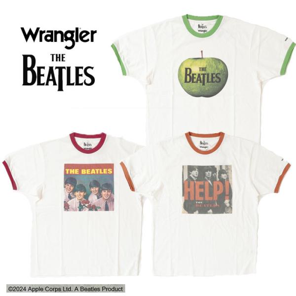 Wrangler Wrangler The Beatles コラボTシャツ WT9022 Ringer Wrangler Wrangler The Beatles コラボTシャツ WT9022 Ringer