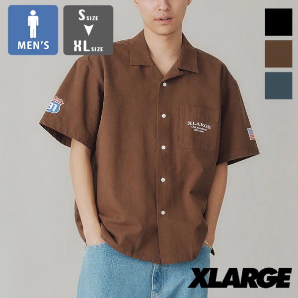 XLARGE エクストララージ OLD PICK UP TRUCK S/S WORK SHIRT XLARGE 半袖 ワークシャツ 101241014003 / 2024SUMMER