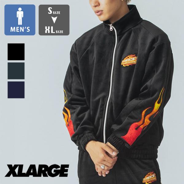 XLARGE エクストララージ VELOUR TRACK JACKET ベロア トラック ジャケット 101244021006 / 2024AW