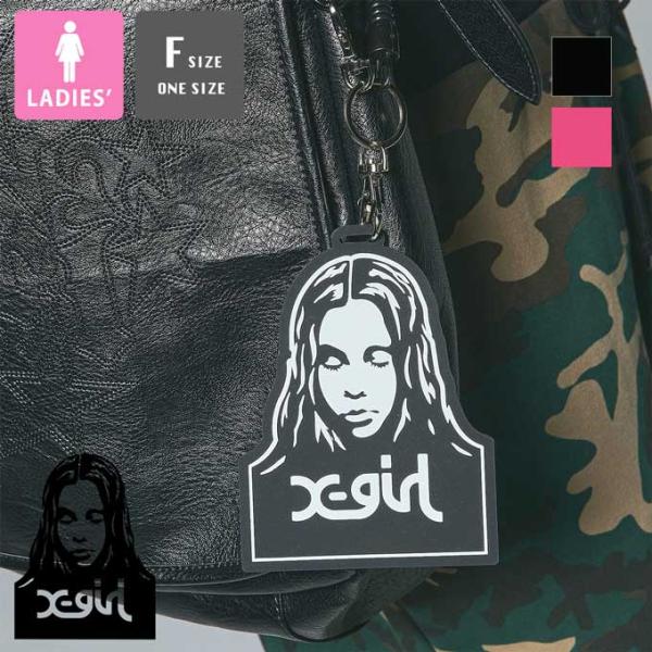 X-girl エックスガール FACE PASS CASE フェイス パスケース 105253054019 / 2025AW /