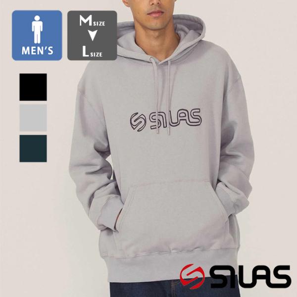 SILAS サイラス HAND DRAWIN SWEAT HOODIE SILAS ハンドドローイング ロゴ スウェット フーディー 110234012008 / 2023AW