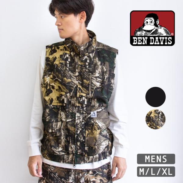 BEN DAVIS ベンデイビス スタンド ジップ ベスト ジャケット Stand Zip Vest Jacket T-25580064