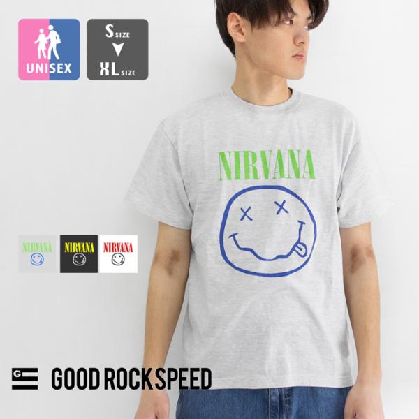 GOOD ROCK SPEED グッドロックスピード SMILE T-SHIRT NIRVANA ニルヴァーナ スマイル S/S Tシャツ 25NVN002W /2025SUMMER