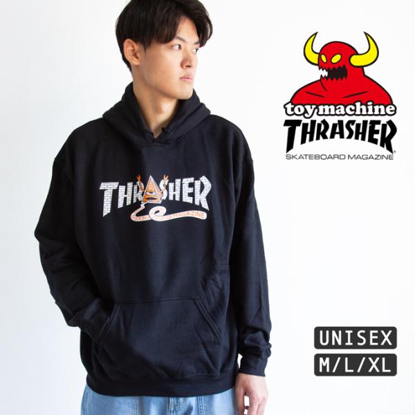 THRASHER（スラッシャー） × TOY MACHINE × トイマシーン THR X TOY