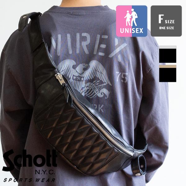 Schott ショット PADDED BODY BAG パディング ボディーバッグ 782-5976008 / 2026SPRING