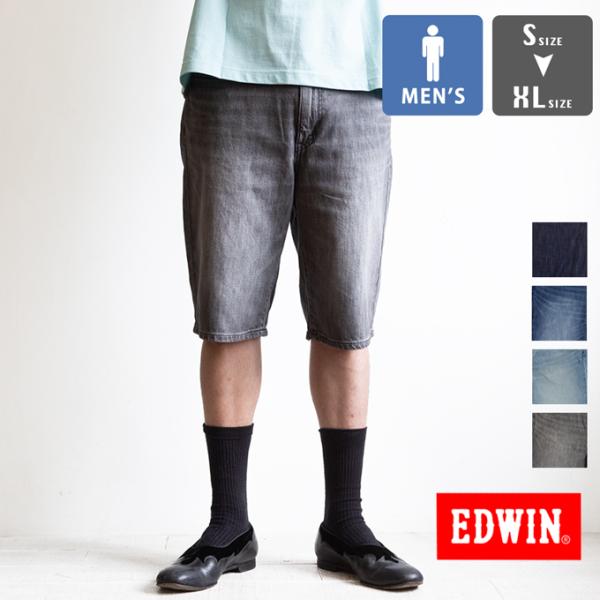 EDWIN エドウイン EDWIN EMS008 エドウィン ベーシック デニム ショートパンツ ジーンズ / 2026SUMMER