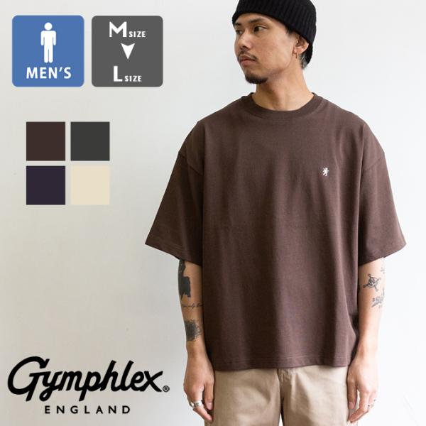 Gymphlex ジムフレックス CREW NECK S/S T-SHIRT コットンジャージー クルーネック半袖Tシャツ MEN GY-C0441 DDH / 2026SUMMER