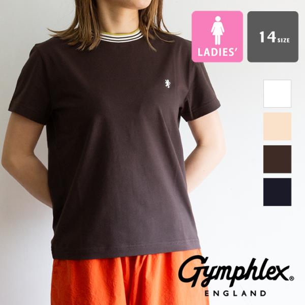 Gymphlex ジムフレックス クルーネック ラインTシャツ WOMEN GY-C0448 CCB / 2026SUMMER