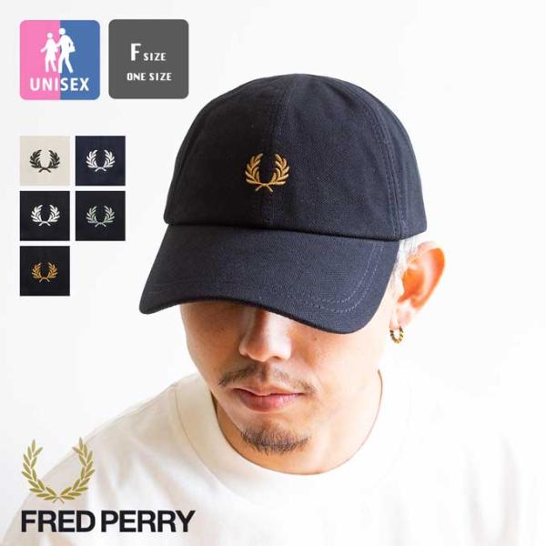 FRED PERRY フレッドペリー Pique Classic Cap ピケ クラシック キャップ HW2295