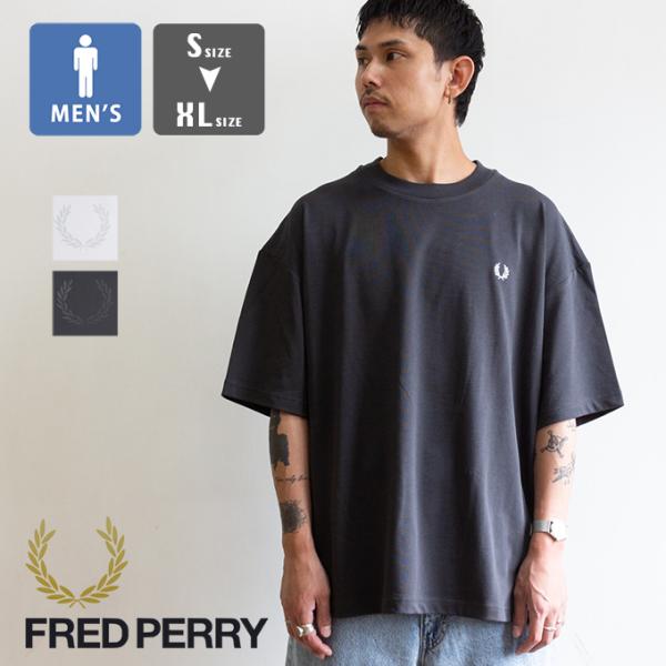 FRED PERRY フレッドペリー Back Print Laurel Wreath T-Shirt バックプリント ローレル リース プリント 半袖 Tシャツ M2474 / 2026SUMMER