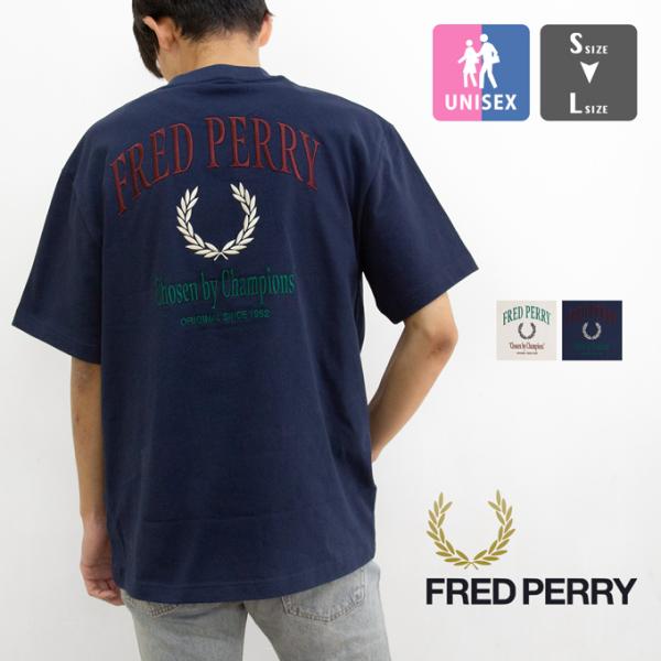 FRED PERRY フレッドペリー Embroidered Champion T-Shirt エンブロイダード チャンピオン Tシャツ M9826 /2025SUMMER