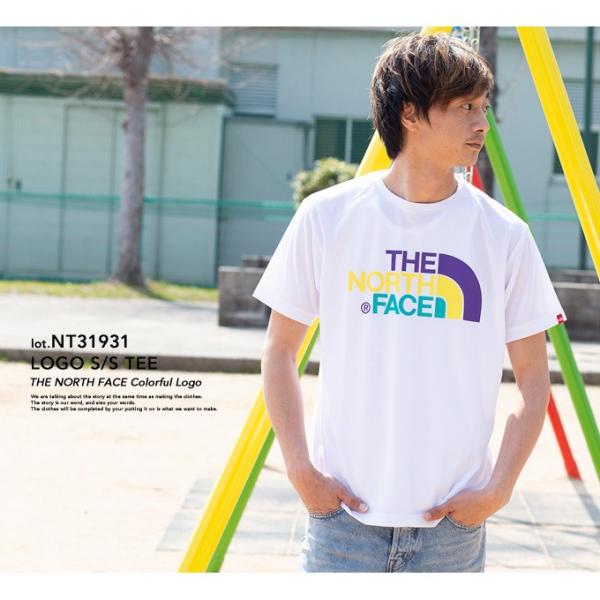 THE NORTH FACE ザノースフェイス】S/S Colorful Logo Tee ショート 