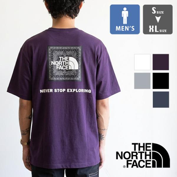 THE NORTH FACE ザ・ノース・フェイス S/S Bandana Square Logo Tee ショートスリーブバンダナスクエアロゴティー（メンズ） NT32446 / 2026SUMMER