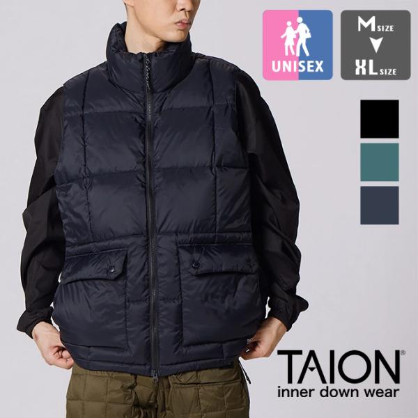 ■□■□■□■□■□■□■□■□■□■□■□■□■□■□■□■□■□■【 TAION タイオン 】マウンテン パッカブル ボリューム ダウン ベスト TAION-002VZMT■□■□■□■□■□■□■□■□■□■□■□■□■□■□■□■□...