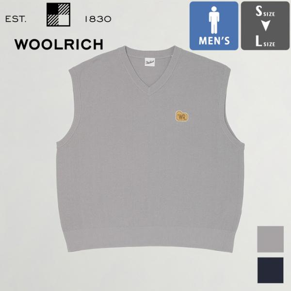 WOOLRICH（ウールリッチ） SHEEP PATCH COTTON PIQUE KNIT VEST シープ