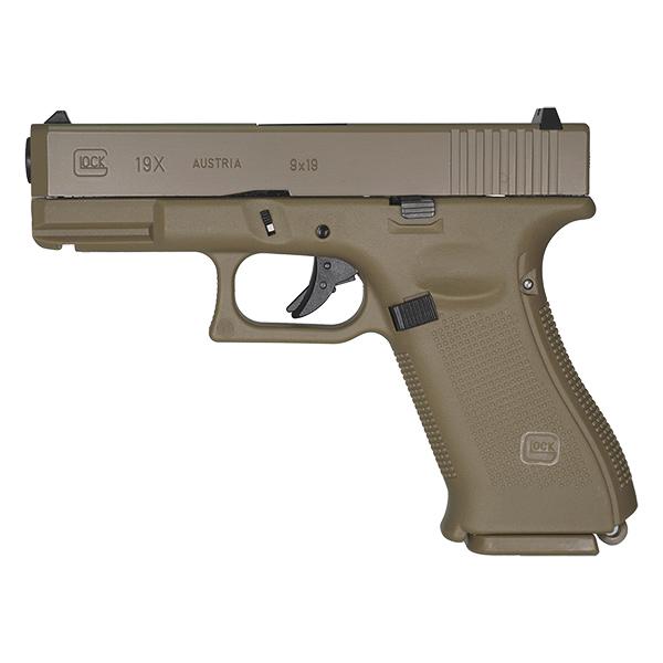 特別価格】 E&C 1302 GLOCK G19X ガスブローバック デザートカラー