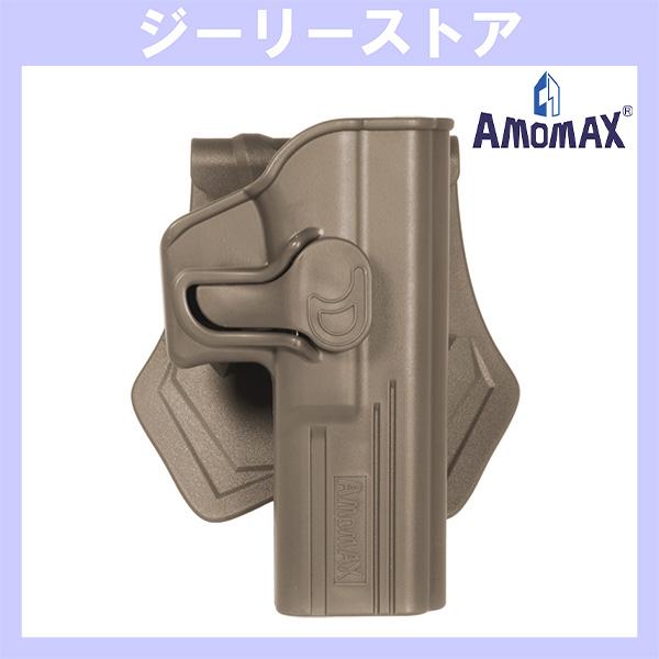 AMOMAX ポリマー ホルスター for グロック17/22/31 デザートカラー