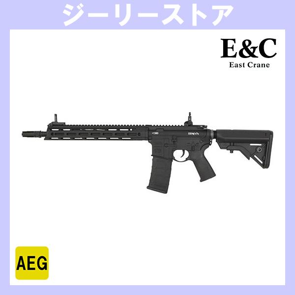 電子トリガー搭載 E&C 645E DDM4V7 SLW 14インチ 電動ガン ブラック