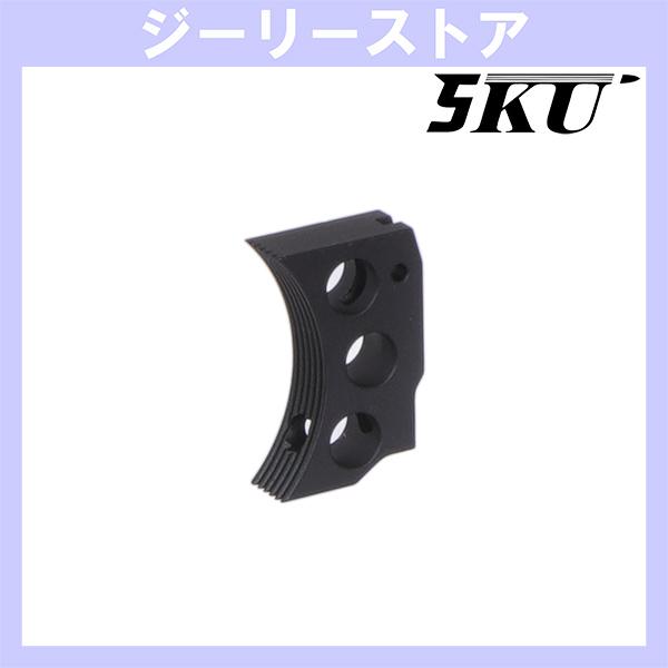 5KU スリーホール カスタムトリガー (ショート,ブラック)  for  マルイ  Hi-cap 5.1/ 1911/ MEU