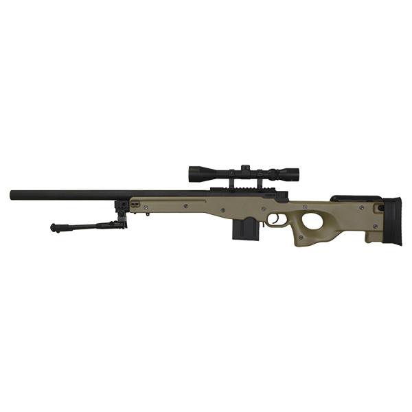 SNOW WOLF L96A1 ボルトアクション エアコッキングガン デザートカラー