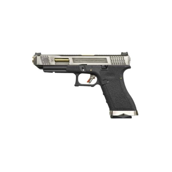 WE-TECH G34 T3 ガスブローバックガン シルバー