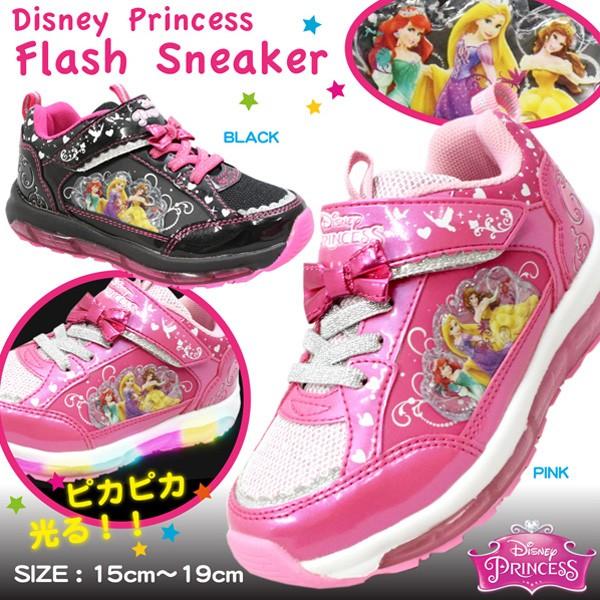 光る靴 プリンセス スニーカー キッズ ディズニー Disney Disney 子ども 子供 靴 ピンク 黒 ブラック かわいい おしゃれ 7224 Disney 7224 Jeffery West 通販 Yahoo ショッピング