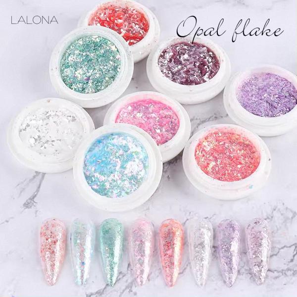 ラローナ [ LALONA ]オパールフレーク ( 8カラー から)( 1857 )ジェルネイル/ネイルアート/ネイル/オーロラフレーク/レジン/セルフネイル
