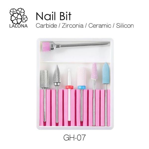 キューティクルケア、ジェルオフにおすすめ。ほとんどのネイルマシンに使用できます。[ セット内容 ]シルバーラージバレル (M) シルバーコーン (M) ジルコニアスモールボールジルコニアラージバレル (M) ピンクコーンバッファーブルーダス...