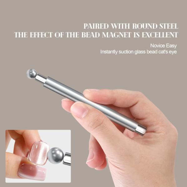 マグネットジェル専用スティックです。大きな持ち手で扱いやすい。ぐいぐいマグを動かす♪両端にマグネットが付いています。ボールマグは取り外せます。輸入品のため、小さな傷等ございますが、返品交換の対象とはなりません。■素　材：マグネット■長　さ：...