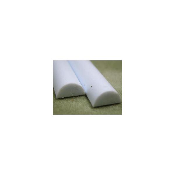 MRH-80　スチレン半丸棒（１０本入り）　プラストラクト Plastruct プラ材 模型材料