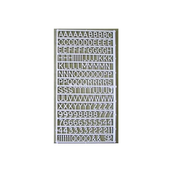 PABT-2 PABT-4 PABT-6 PABT-10 スチレン製レタリング　プラストラクト 模型材料　模型部品