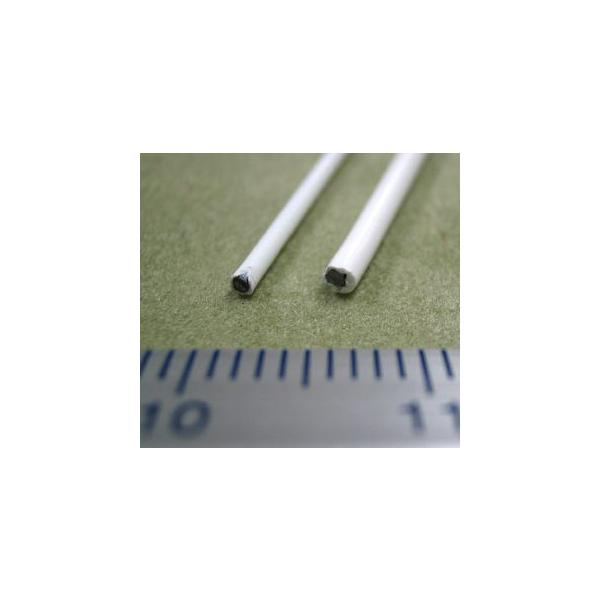 TB-2 パイプ 1本 （プラスチック被覆鉄線）外径：1.6mm　プラストラクト 模型材料　プラ棒