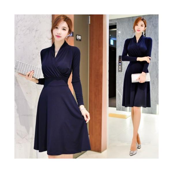 ワンピース レディース 40代 50代 ファッション 上品 きれいめ カシュクールワンピース 無地 膝丈 ワンピ ジャージー 春秋物 Buyee Buyee Japanischer Proxy Service Kaufen Sie Aus Japan