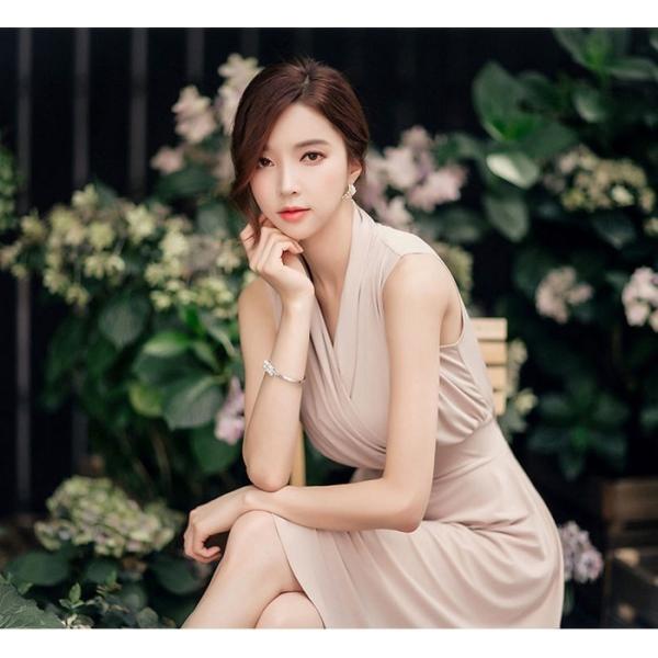 ドレスワンピース レディース カシュクールワンピース きれいめ セクシー フレア ノースリーブ 服 膝丈 上品 30代 40代 50代 ファッション Buyee Buyee Japanese Proxy Service Buy From Japan Bot Online