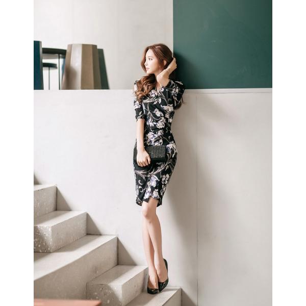 ワンピース ワンピ レディース カシュクール 膝丈 花柄 フラワー 服 きれいめ 春秋 40代 ファッション 女性 セクシー ワンピ Buyee Buyee 日本の通販商品 オークションの代理入札 代理購入