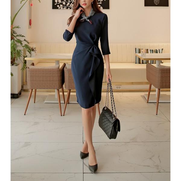 タイトワンピース ワンピース ワンピ レディース 上品 膝丈 無地 七分袖 きれいめ 通勤 40代 50代 ファッション 春秋 新作 Buyee Buyee Japanese Proxy Service Buy From Japan Bot Online