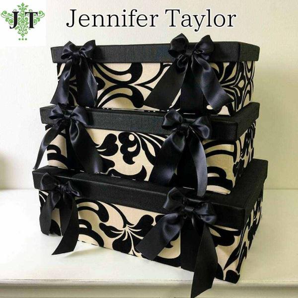 ジェニファーテイラー　ダマスク Yorke ボックス　2個 Jennifer Taylor（ジェニファーテイラー） 正規品販売店 ボックス 3個