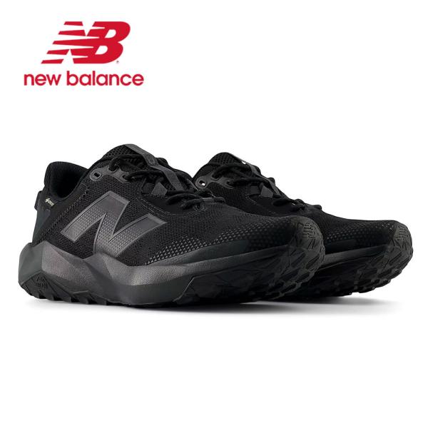 ニューバランス トレイルランニング メンズ 4E 靴 シューズ 山 ブラック DynaSoft Nitrel v6 GTX new balance