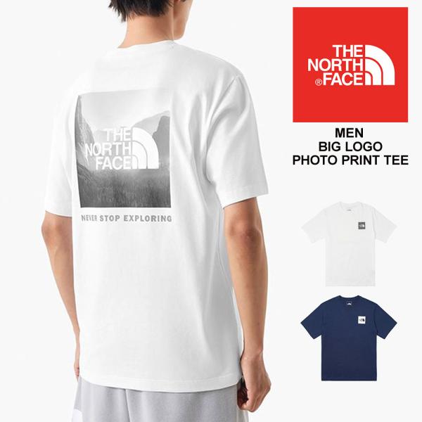 THE NORTH FACE ザ ノース フェイス tシャツ 半袖 メンズ ティーシャツ カットソー トップス レディース 人気 白 ホワイト BIG LOGO PHOTO PRINT NF0A88GA 爆買
