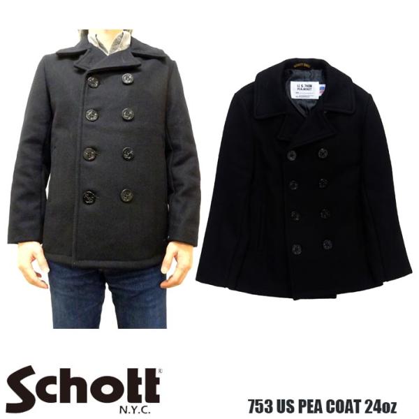 34 良品 Schott 753US Ｐコート タイト スリム レッド 赤 楽天市場】ポイント10倍！Schott ショット 7118 753US 日本別注