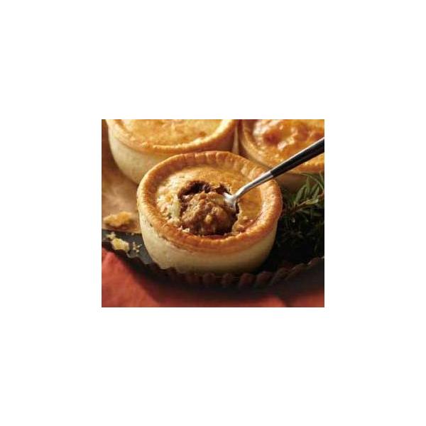 原材料名：小麦粉、牛肉、玉ねぎ、ひき肉、（牛肉、豚肉）、マッシュルーム、ショートニング、マーガリン、ビーフシチュールウ、ウスターソース、デミグラスルウ、醤油、にんにく、塩、砂糖、胡椒、バジル、オレガノ、ローズマリー、卵、牛乳／調味料（アミノ...