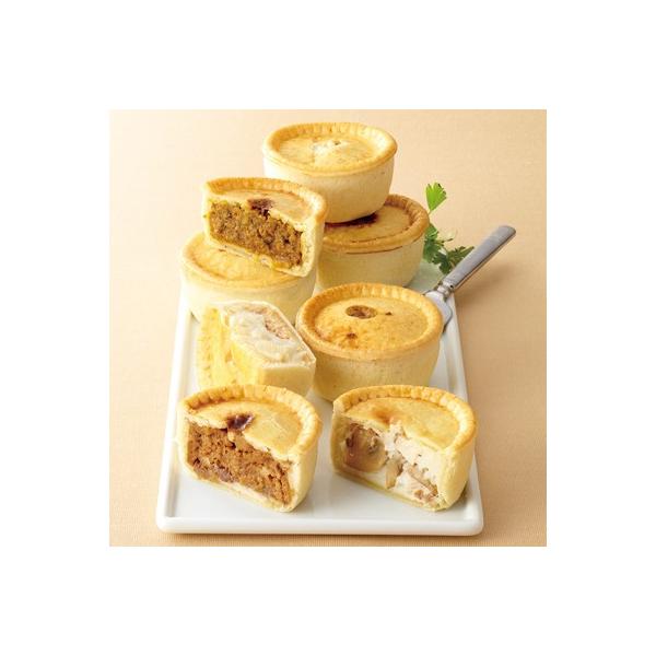 原材料名：小麦粉、玉ねぎ、マッシュルーム、ショートニング、マーガリン、牛肉、ひき肉、（牛肉、豚肉）、鶏肉、シチュールウ、ウスターソース、牛乳、ホワイトルウ、カレーペースト、醤油、にんにく、砂糖、塩、胡椒、オリーブ油、ワイン、ビール、トマト、...