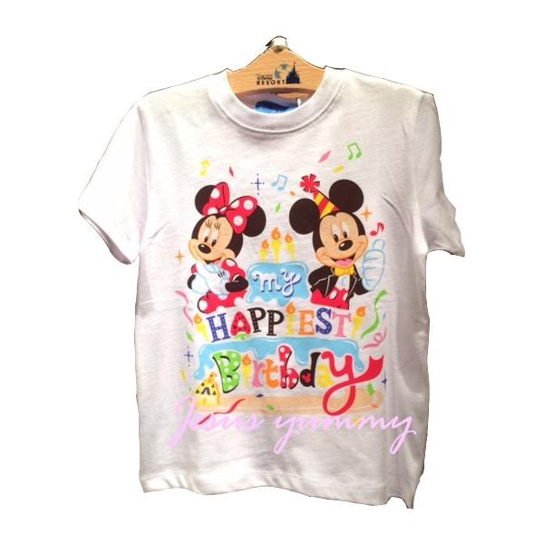 ｔシャツ バースデイ 誕生日 Birthday ミッキー ミニー 東京ディズニー